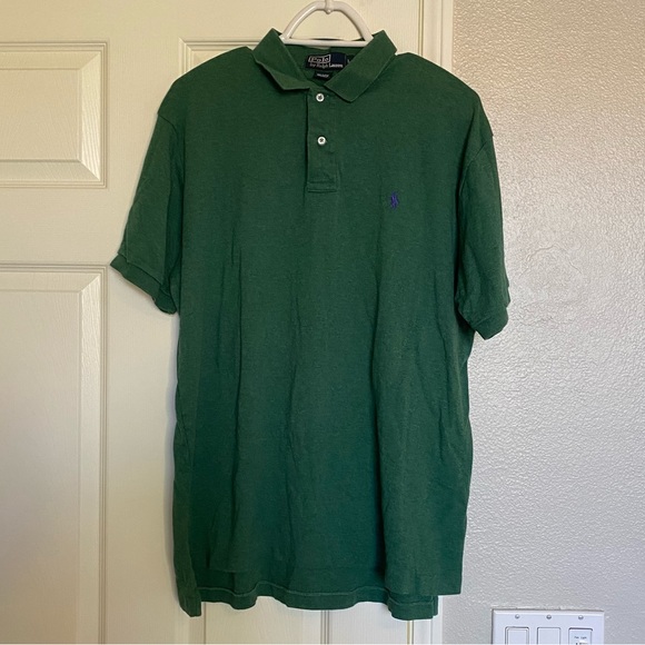 Men's Green Ralph Lauren Polo Size Large - Picture 3 of 7
